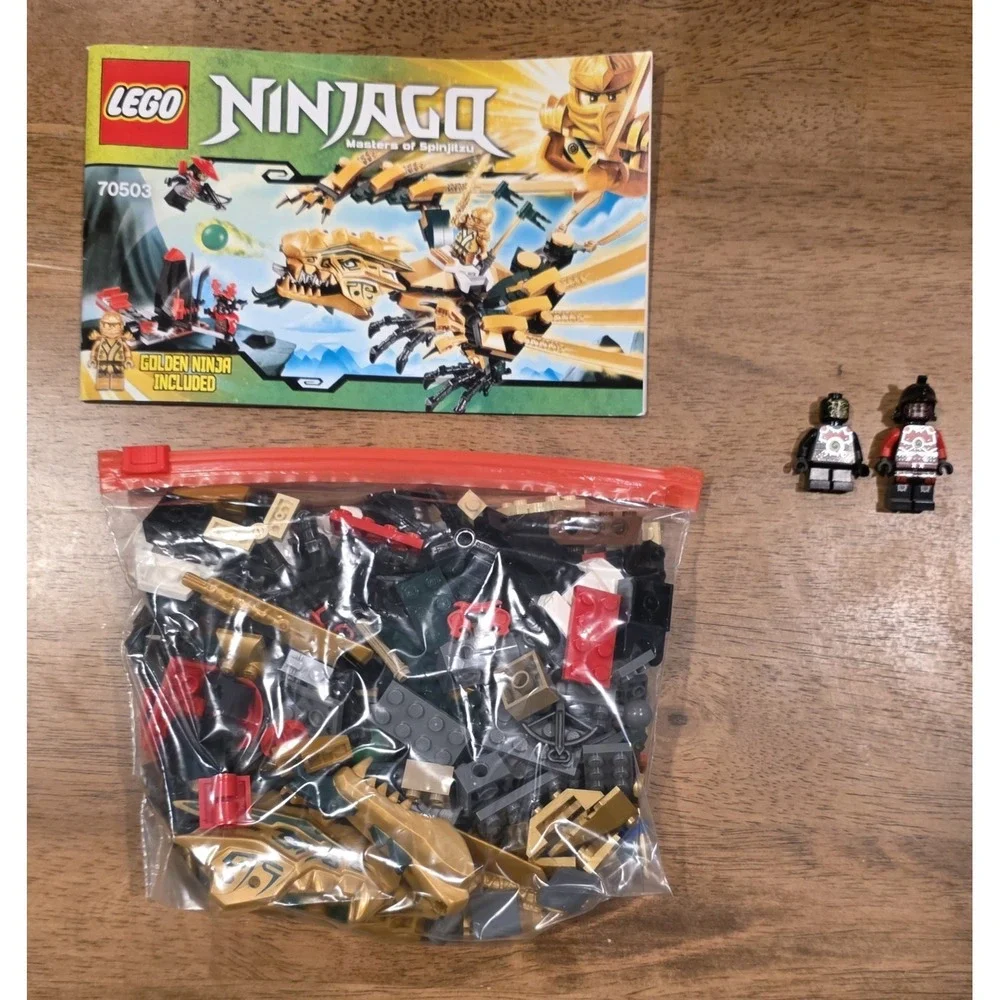 LEGO‎ 70503 Ninjago: Set 100% Complete W/Manual-Missing Golden Ninja & Box-Read